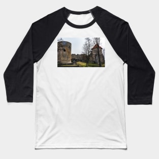 Ruins of medieval castle in Cesis, Latvia Baseball T-Shirt